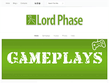 Tablet Screenshot of lordphase.com